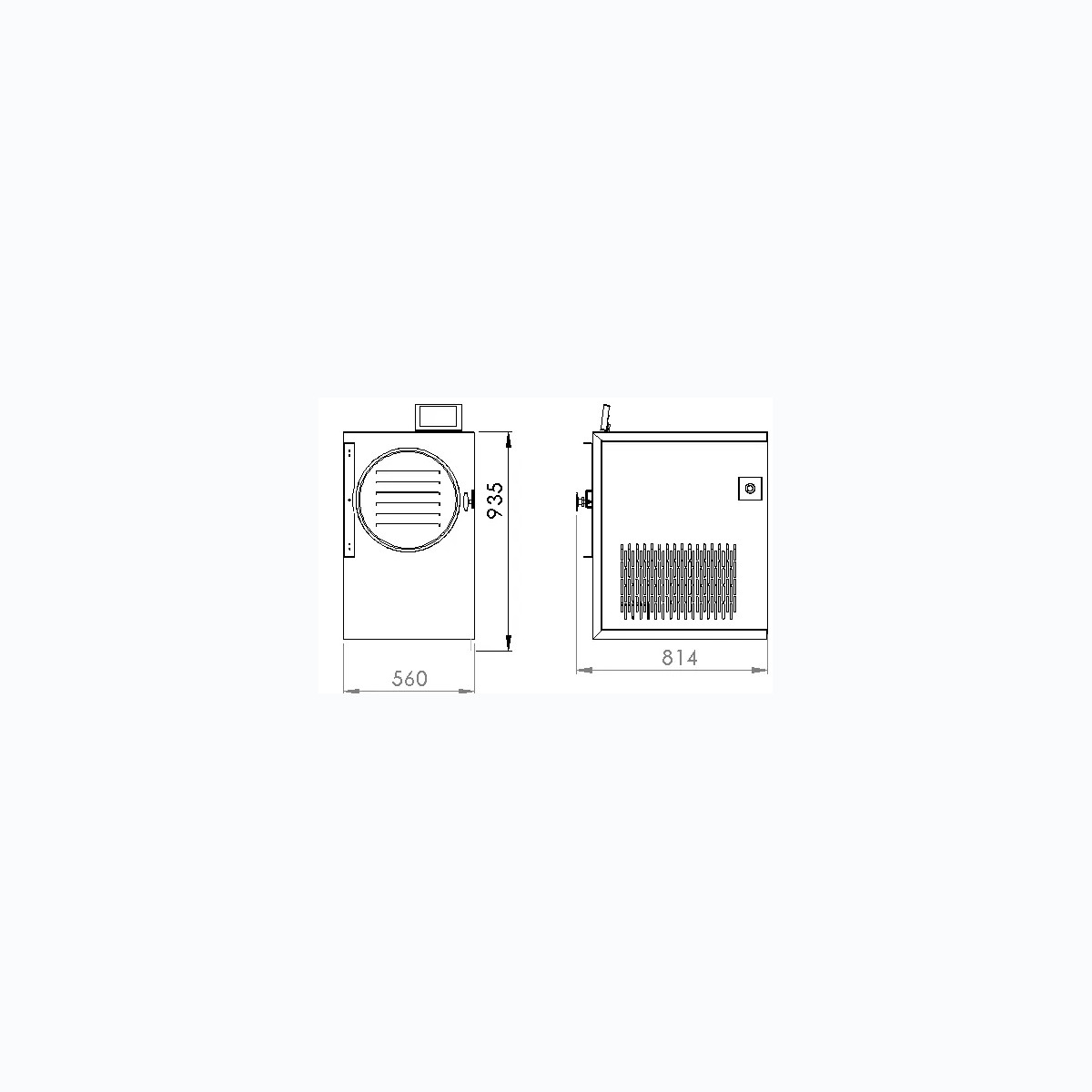 SJ-08H-40C Small Food Freeze Dryer