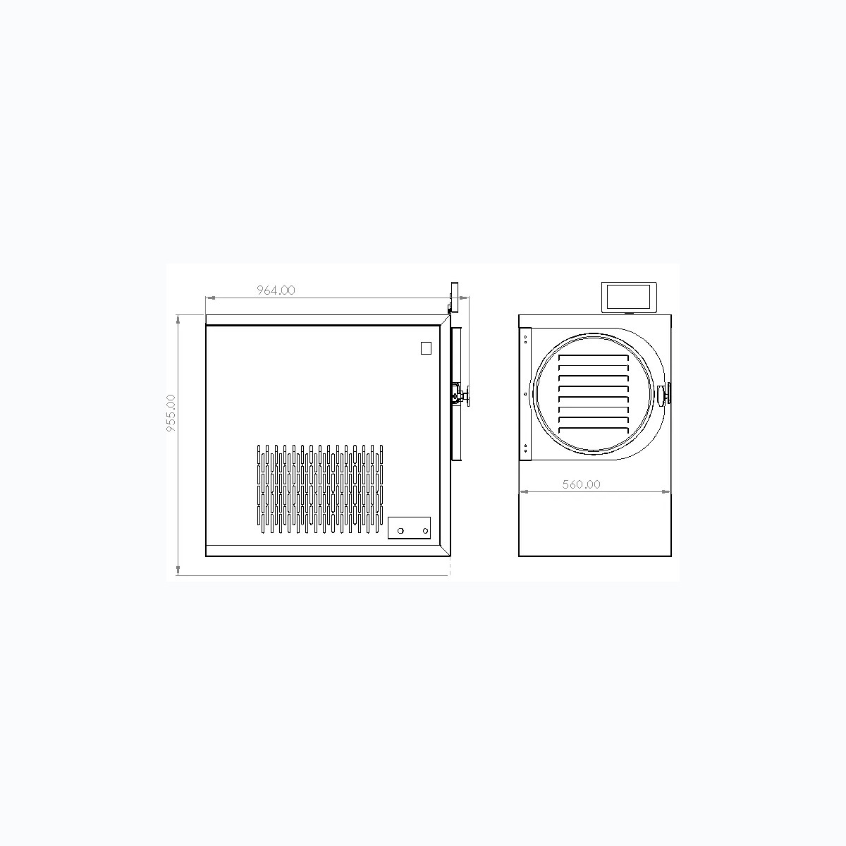 SJ-15H-40C Small Food Freeze Dryer