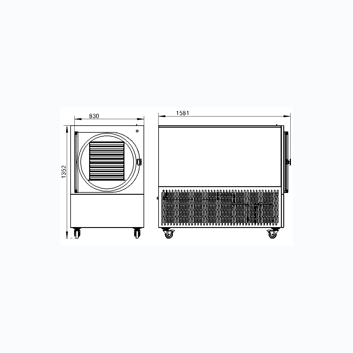 SJ-50H-60C Commercial Food Freeze Dryer